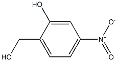 2-HYDROXY-4-NITROBENZYL ALCOHOL 化学構造式