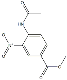 4-ACETAMIDO-3-NITROBENZOIC ACID METHYL ESTER Structure