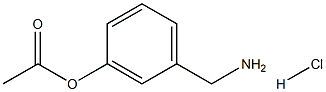 3-ACETOXYBENZYLAMINE Hydrochloride,,结构式