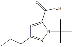 1-(1,1-DIMETHYLETHYL)-3-PROPYL-1H-PYRAZOLE-5-CARBOXYLICACID