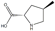 2S,4R:L-PROLINE, 4-METHYL Struktur