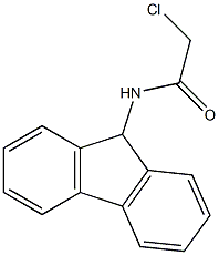 2-CHLORO-N-9H-FLUOREN-9-YLACETAMIDE Structure