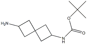 TERT-BUTYL 6-AMINOSPIRO[3.3]HEPT-2-YLCARBAMATE 结构式