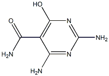2,4-DIAMINO-6-HYDROXYPYRIMIDINE-5-CARBOXAMIDE Structure