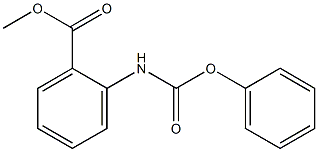 METHYL 2-[(PHENOXYCARBONYL)AMINO]BENZOATE Structure