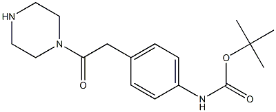 TERT-BUTYL 4-(2-OXO-2-PIPERAZIN-1-YLETHYL)PHENYLCARBAMATE
