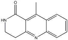 10-METHYL-3,4-DIHYDROBENZO[B]-1,6-NAPHTHYRIDIN-1(2H)-ONE Structure