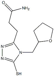  3-[5-MERCAPTO-4-(TETRAHYDROFURAN-2-YLMETHYL)-4H-1,2,4-TRIAZOL-3-YL]PROPANAMIDE