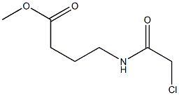 METHYL 4-[(CHLOROACETYL)AMINO]BUTANOATE Structure