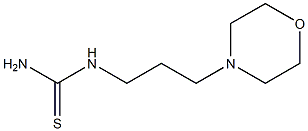 N-(3-MORPHOLIN-4-YLPROPYL)THIOUREA,,结构式