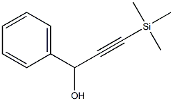 1-PHENYL-3-(1,1,1-TRIMETHYLSILYL)-2-PROPYN-1-OL 97% 结构式