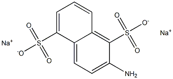 2-NAPTHYLAMINE-1,5-DISULFONICACID DISODIUM SALT Structure