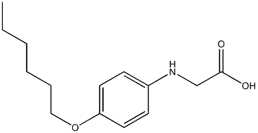 ()-4-HEXYLOXYPHENYLGLYCIN Struktur