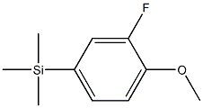 1-(TRIMETHYLSILYL)-3-FLUORO-4-METHOXYBENZENE 96%