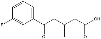 5-(3-FLUOROPHENYL)-3-METHYL-5-OXOVALERIC ACID 95%|