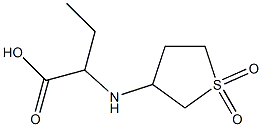 2-(1,1-DIOXO-TETRAHYDROTHIOPHEN-3-YLAMINO)-BUTYRIC ACID Struktur