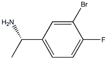 (1S)-1-(3-BROMO-4-FLUOROPHENYL)ETHANAMINE,,结构式