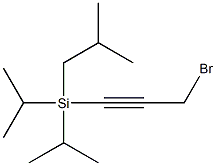3-BROMO-1-(TRIISOPROPYLMETHYLSILYL)-1-PROPYNE 97%,,结构式