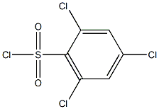2,4,6-TRICHLOROBENZENESULFONYL CHLORIDE 97% POWDER 结构式