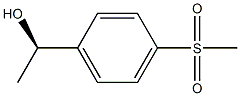 (1R)-1-[4-(METHYLSULFONYL)PHENYL]ETHANOL Struktur