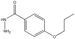 4-PROPOXYBENZOHYDRAZIDE 结构式
