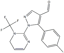 5-(P-TOLYL)-1-[3-(TRIFLUOROMETHYL)PYRIMIDIN-2-YL]-4-FORMYLPYRAZOLE