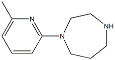 1-(6-METHYL-2-PYRIDYL)HOMOPIPERAZINE Structure