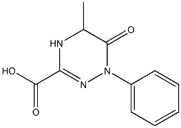 5-METHYL-6-OXO-1-PHENYL-1,4,5,6-TETRAHYDRO-1,2,4-TRIAZINE-3-CARBOXYLIC ACID Structure