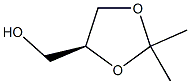 (S)-(2,2-DIMETHYL-1,3-DIOXOLAN-4-YL)METHANOL ,98% 化学構造式