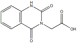 (2,4-DIOXO-1,4-DIHYDROQUINAZOLIN-3(2H)-YL)ACETIC ACID Structure