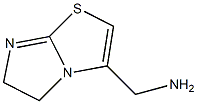 1-(5,6-DIHYDROIMIDAZO[2,1-B][1,3]THIAZOL-3-YL)METHANAMINE 结构式