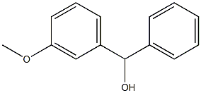 3-METHOXYBENZHYDROL 97% Structure