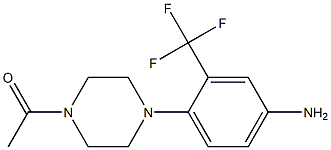 1-[4-(4-AMINO-2-TRIFLUOROMETHYLPHENYL)PIPERAZIN-1-YL]ETHANONE, 95+%|