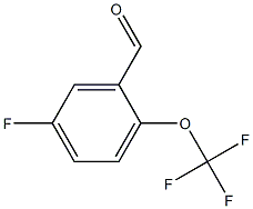 5-FLUORO-2-TRIFLUOROMETHOXYBENZALDEHYDE,98% Struktur