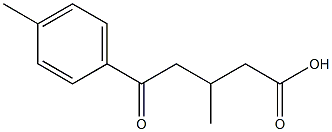 5-(4-METHYLPHENYL)-3-METHYL-5-OXOVALERIC ACID 95% 结构式