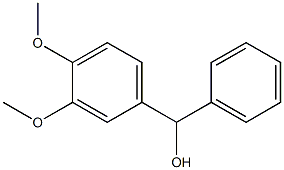 3,4-DIMETHOXYBENZHYDROL 97% 化学構造式