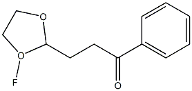 3-(1,3-DIOXOLAN-2-YL)-3''-FLUOROPROPIOPHENONE 96% Struktur