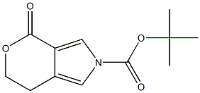 4-OXO-6,7-DIHYDRO-4H-PYRANO[3,4-C]PYRROLE-2-CARBOXYLIC ACID TERT-BUTYL ESTER, 95+% 结构式