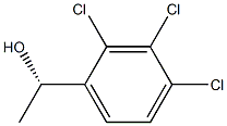 (1S)-1-(2,3,4-TRICHLOROPHENYL)ETHANOL 结构式