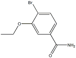 4-BROMO-3-ETHOXYBENZAMIDE 结构式