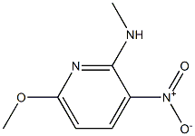 2-METHYLAMINO-6-METHOXY-3-NITROPYRIDINE 化学構造式