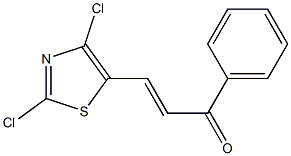 3-(2,4-DICHLORO-1,3-THIAZOL-5-YL)-1-PHENYLPROP-2-EN-1-ONE Structure