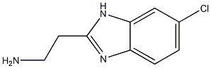 2-(6-CHLORO-1H-BENZIMIDAZOL-2-YL)ETHANAMINE Structure