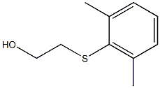 2,6-DIMETHYLPHENYLTHIOETHANOL 98%,,结构式