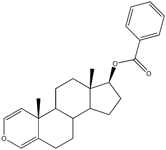 3-OXANDROSTA-1 4-DIEN-17BETA-YL BENZOATE Struktur