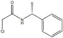 2-CHLORO-N-(R)-(1-PHENYLETHYL)ACETAMIDE Struktur