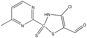 4-CHLORO-2-(4-METHYLPYRIMIDINYL-2-THIO)-5-THIAZOLECARBOXALDEHYDE, 95+%