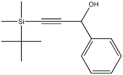 1-PHENYL-3-(TERT-BUTYLDIMETHYLSILYL)-2-PROPYN-1-OL 97% Struktur