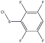 2,3,5,6-TETRAFLUOROBENZENESULPHENYL CHLORIDE 结构式