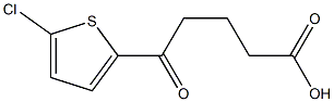 5-(5-CHLORO-2-THIENYL)-5-OXOVALERIC ACID 95% 化学構造式